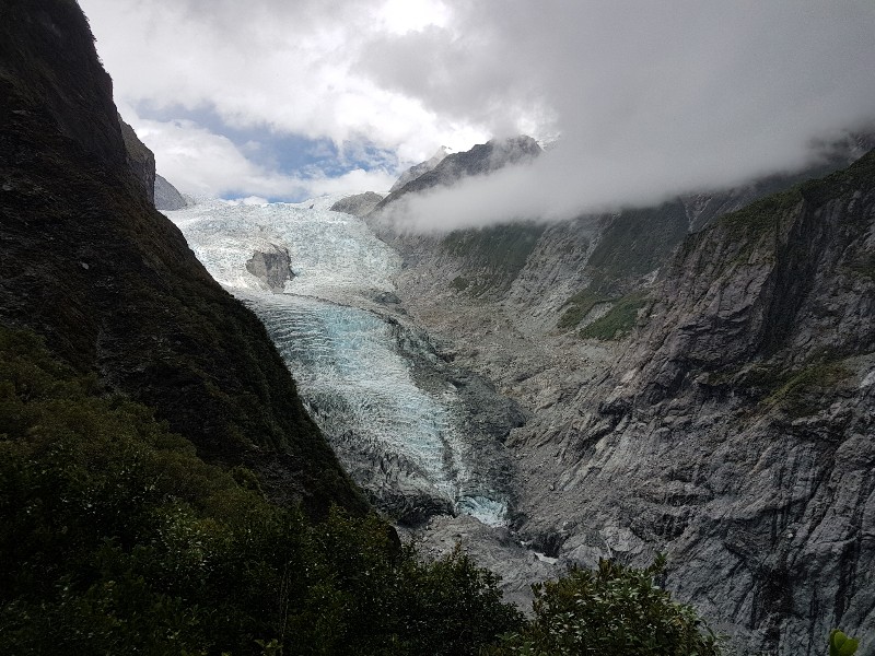 Wanderung am Franz-Josef Gletscher