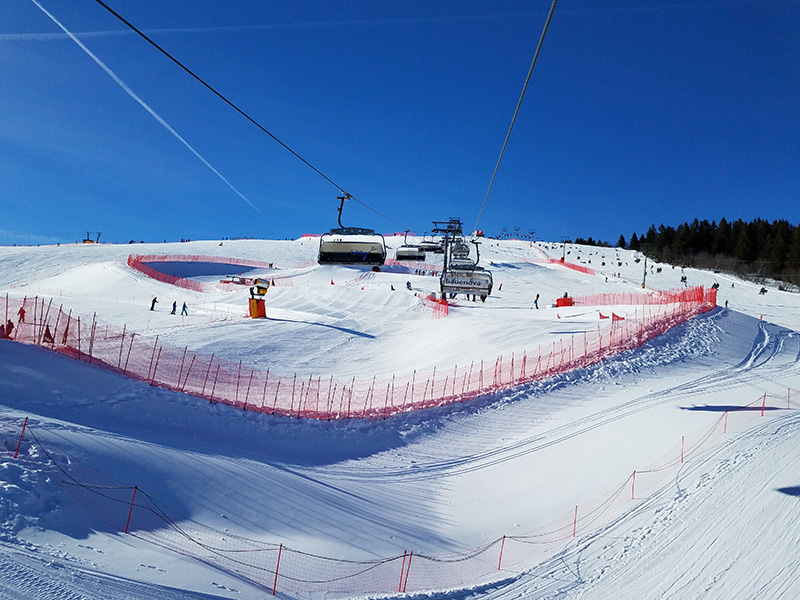 Weltcup Ski Cross Strecke