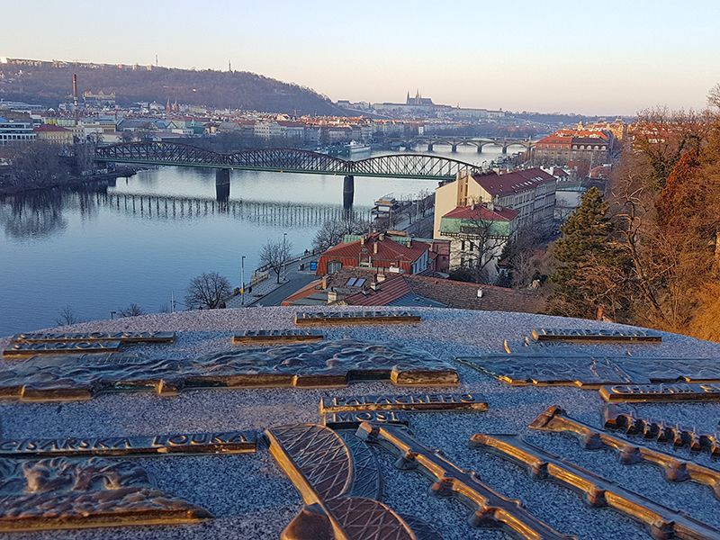 Vysehrad mit Blick auf Prag