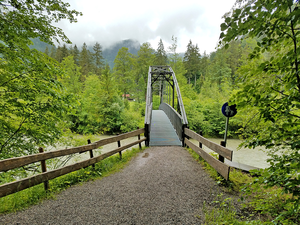 Eisenbrücke über die Breitach