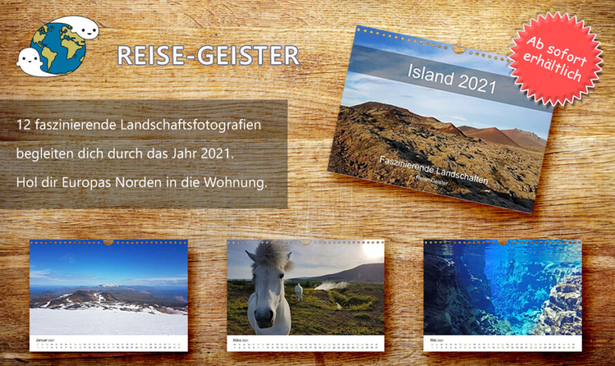 Island – Faszinierende Landschaften (Wandkalender 2021) ab sofort erhältlich bei Amazon