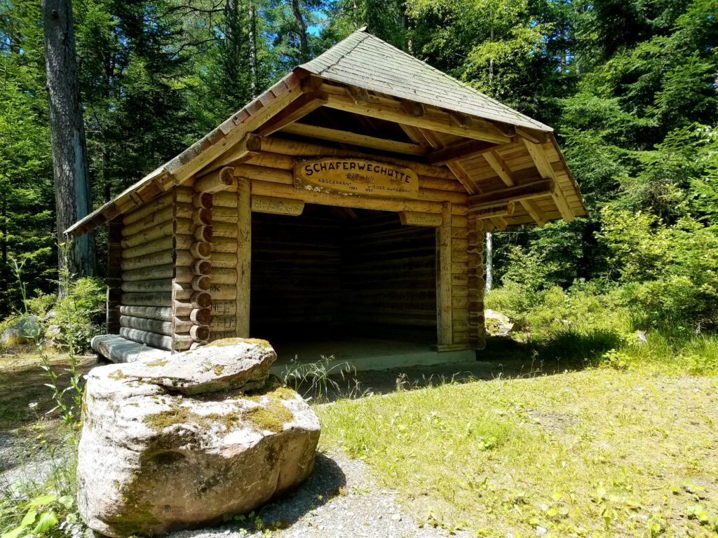 Die Schäferwechhütte auf dem Weg zur Grünhütte 